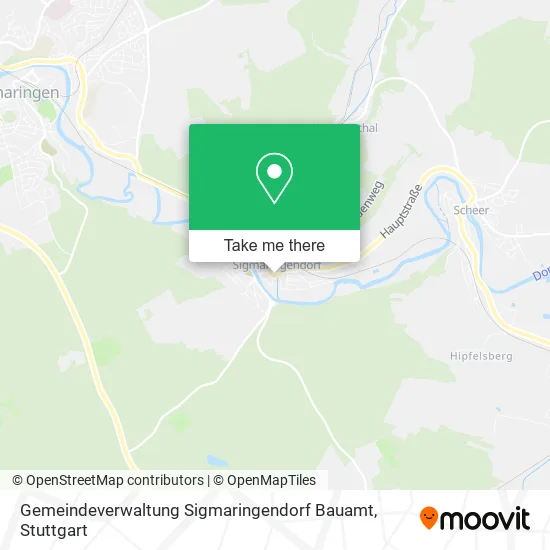 Карта Gemeindeverwaltung Sigmaringendorf Bauamt