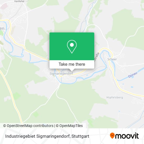 Industriegebiet Sigmaringendorf map
