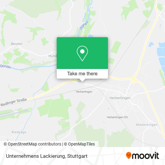 Карта Unternehmens Lackierung
