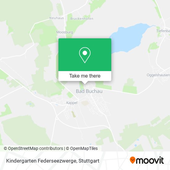 Kindergarten Federseezwerge map