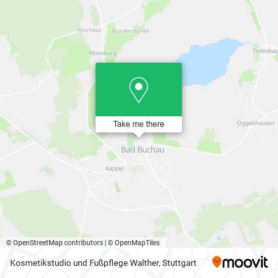 Карта Kosmetikstudio und Fußpflege Walther