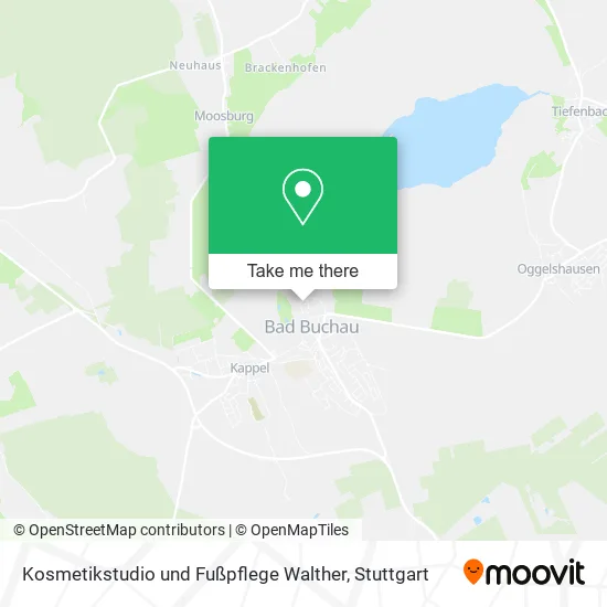 Карта Kosmetikstudio und Fußpflege Walther