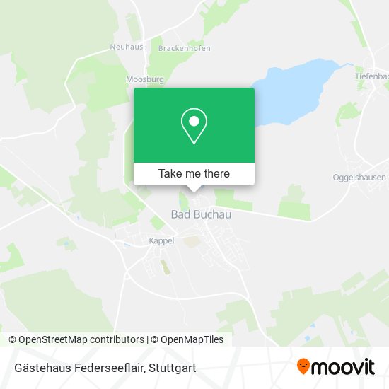 Gästehaus Federseeflair map
