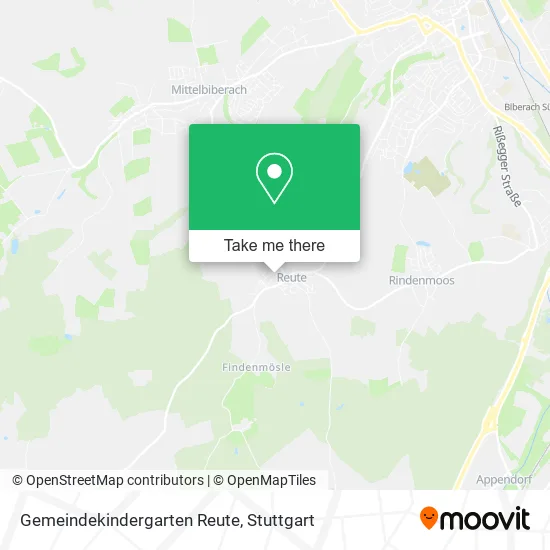 Карта Gemeindekindergarten Reute