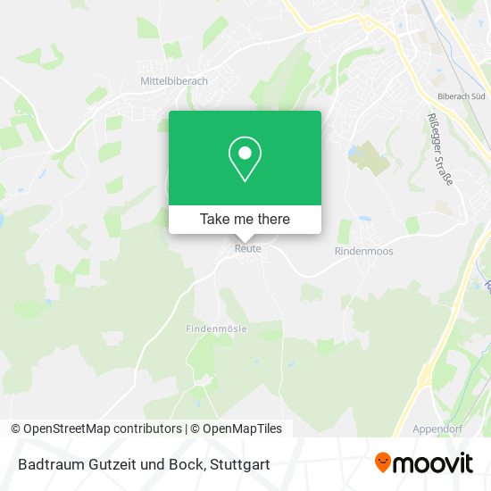 Badtraum Gutzeit und Bock map