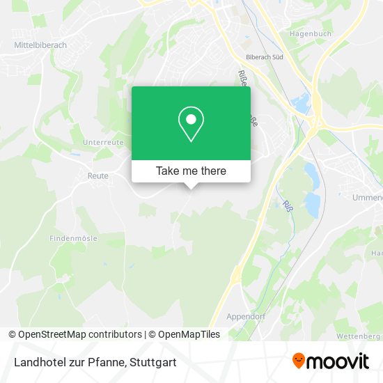 Landhotel zur Pfanne map
