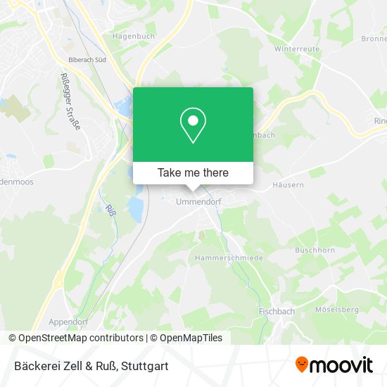 Карта Bäckerei Zell & Ruß