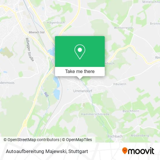 Карта Autoaufbereitung Majewski