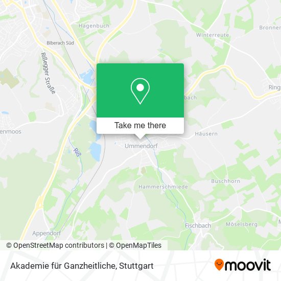 Akademie für Ganzheitliche map