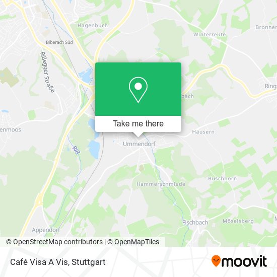 Café Visa A Vis map