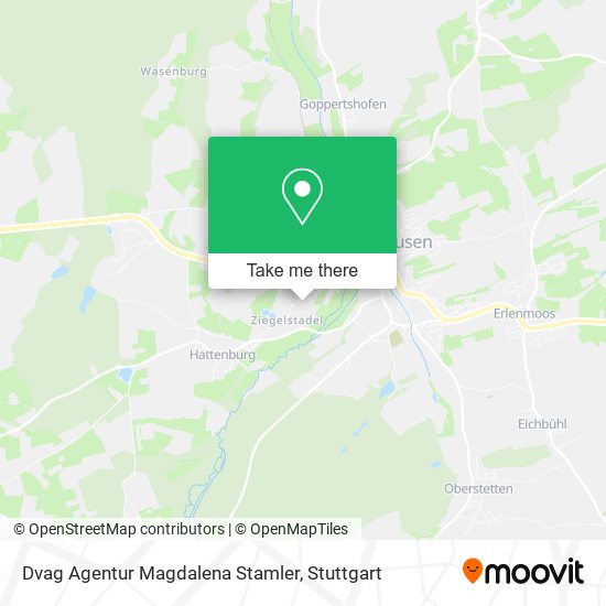 Dvag Agentur Magdalena Stamler map