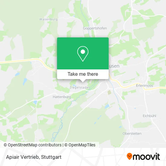 Карта Apiair Vertrieb