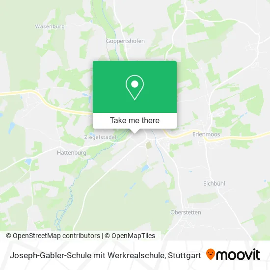 Карта Joseph-Gabler-Schule mit Werkrealschule