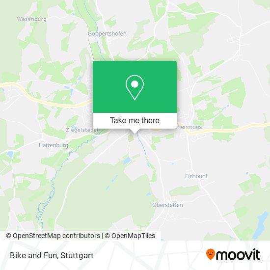 Bike and Fun map