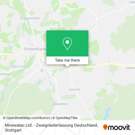 Mirewatec Ltd. - Zweigniederlassung Deutschland map