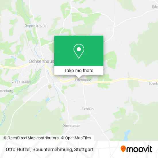 Карта Otto Hutzel, Bauunternehmung