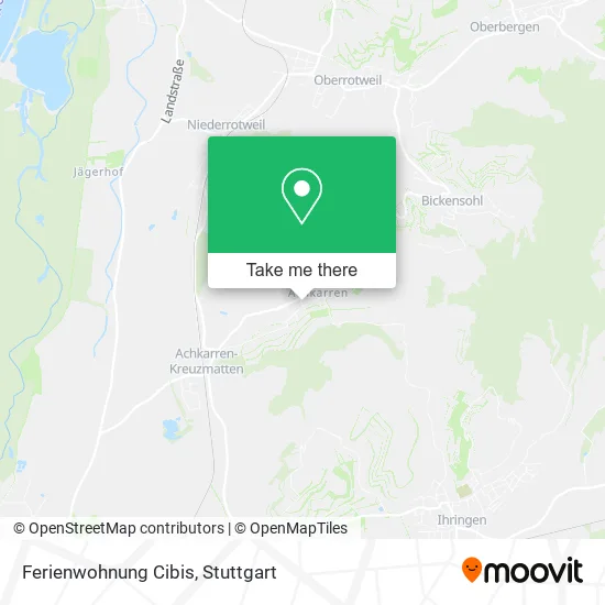 Карта Ferienwohnung Cibis