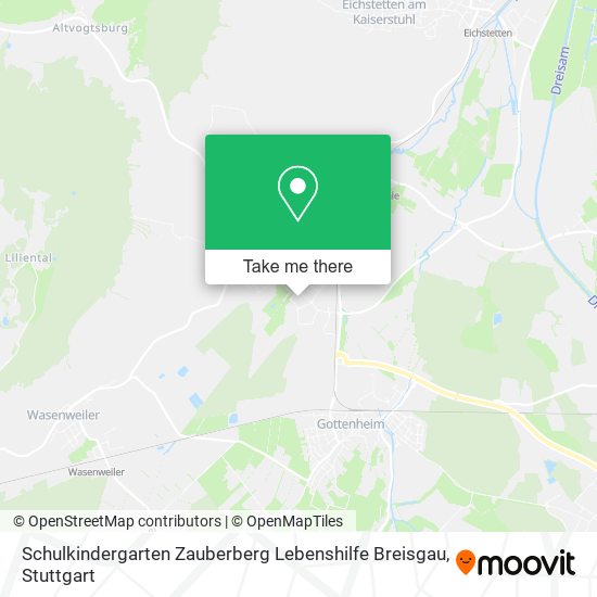 Schulkindergarten Zauberberg Lebenshilfe Breisgau map