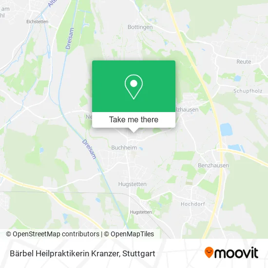 Карта Bärbel Heilpraktikerin Kranzer