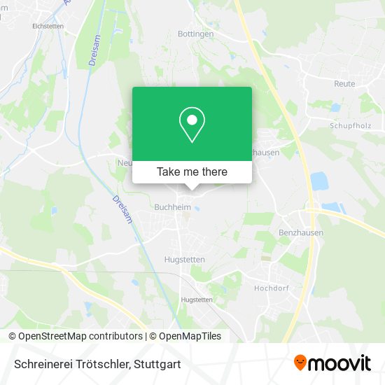 Schreinerei Trötschler map