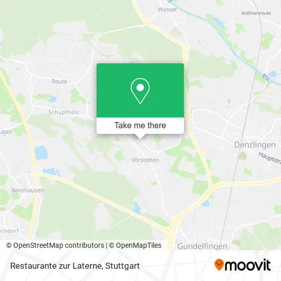 Карта Restaurante zur Laterne