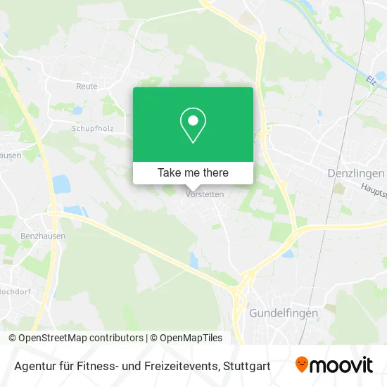 Карта Agentur für Fitness- und Freizeitevents