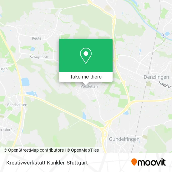 Карта Kreativwerkstatt Kunkler