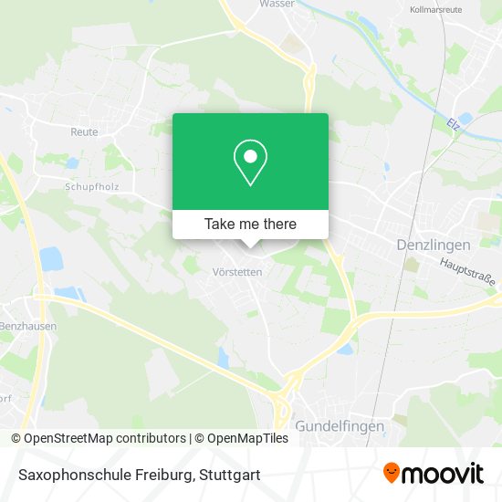 Saxophonschule Freiburg map
