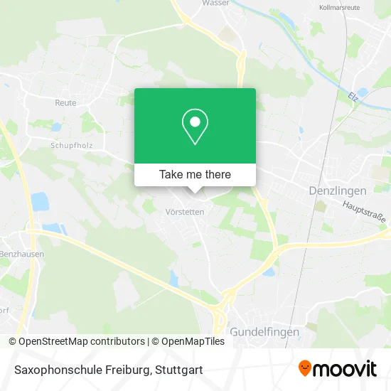 Карта Saxophonschule Freiburg