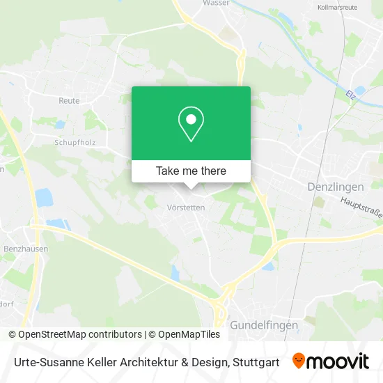 Карта Urte-Susanne Keller Architektur & Design