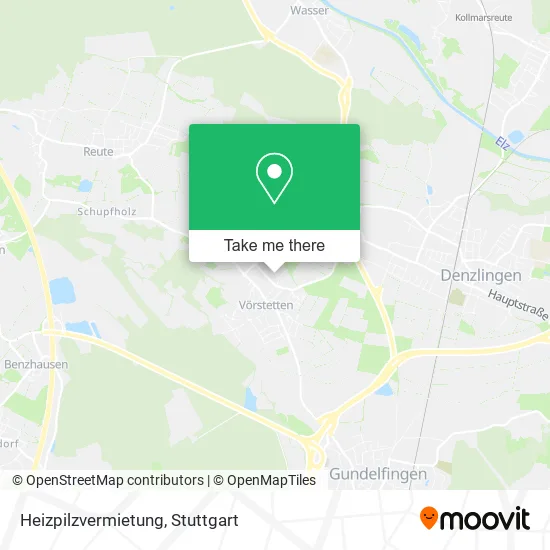 Карта Heizpilzvermietung