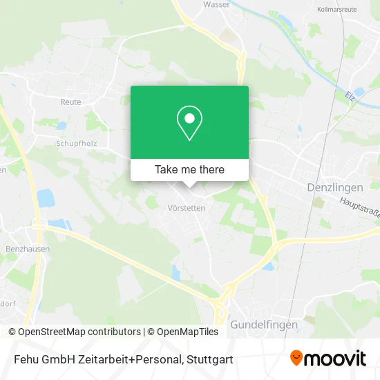 Карта Fehu GmbH Zeitarbeit+Personal