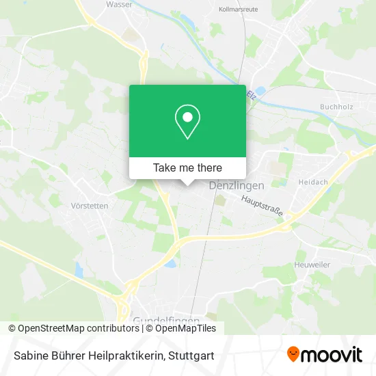 Карта Sabine Bührer Heilpraktikerin