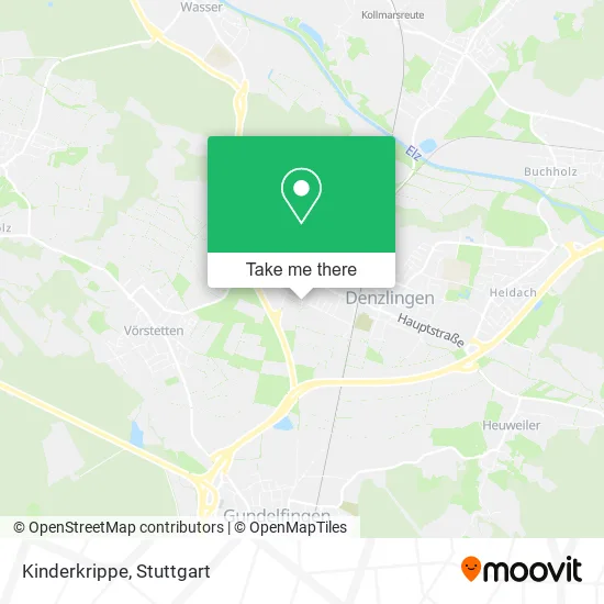 Карта Kinderkrippe