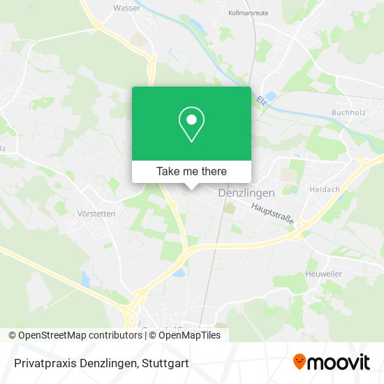 Privatpraxis Denzlingen map