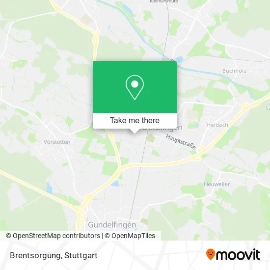 Карта Brentsorgung