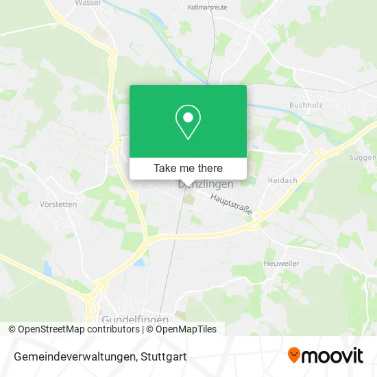 Карта Gemeindeverwaltungen