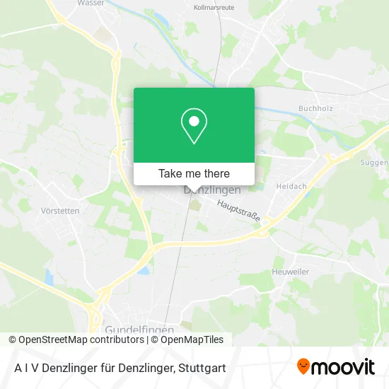 Карта A I V Denzlinger für Denzlinger