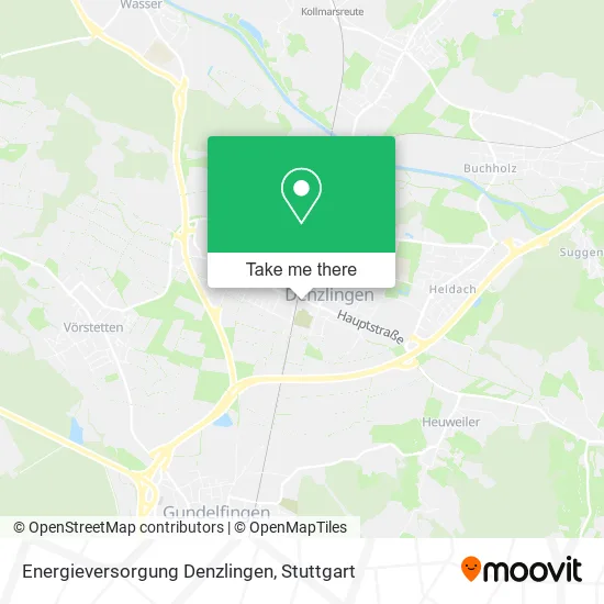 Карта Energieversorgung Denzlingen