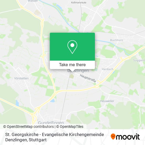 St. Georgskirche - Evangelische Kirchengemeinde Denzlingen map