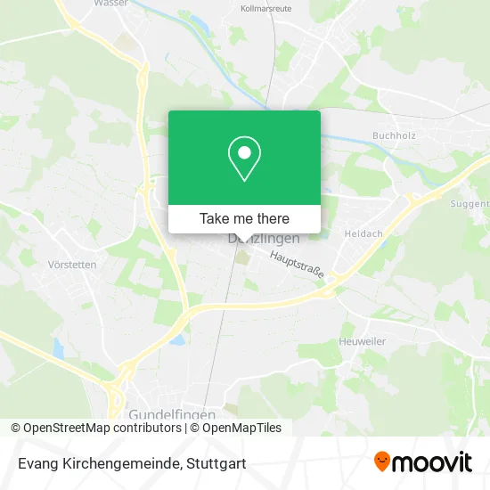 Карта Evang Kirchengemeinde