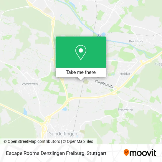 Карта Escape Rooms Denzlingen Freiburg