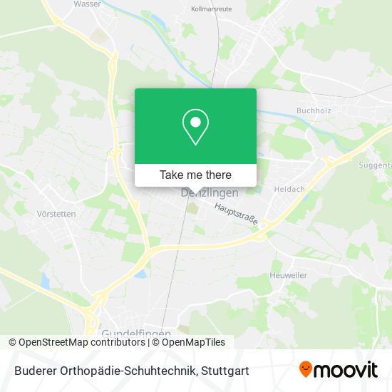 Карта Buderer Orthopädie-Schuhtechnik