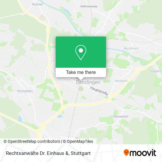 Карта Rechtsanwälte Dr. Einhaus &