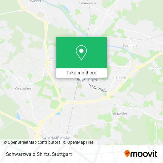 Карта Schwarzwald Shirts
