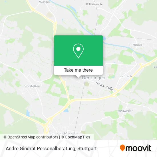 Карта André Gindrat Personalberatung