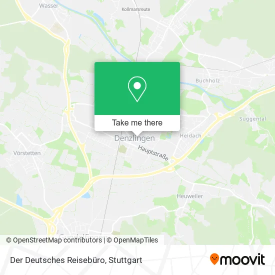 Карта Der Deutsches Reisebüro