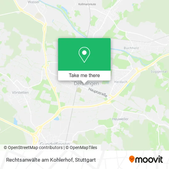 Карта Rechtsanwälte am Kohlerhof