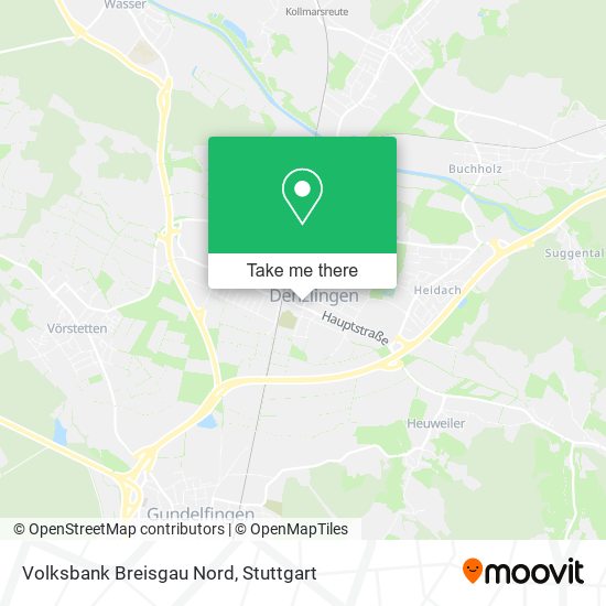 Карта Volksbank Breisgau Nord