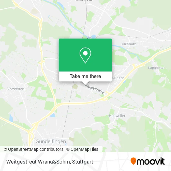 Карта Weitgestreut Wrana&Sohm